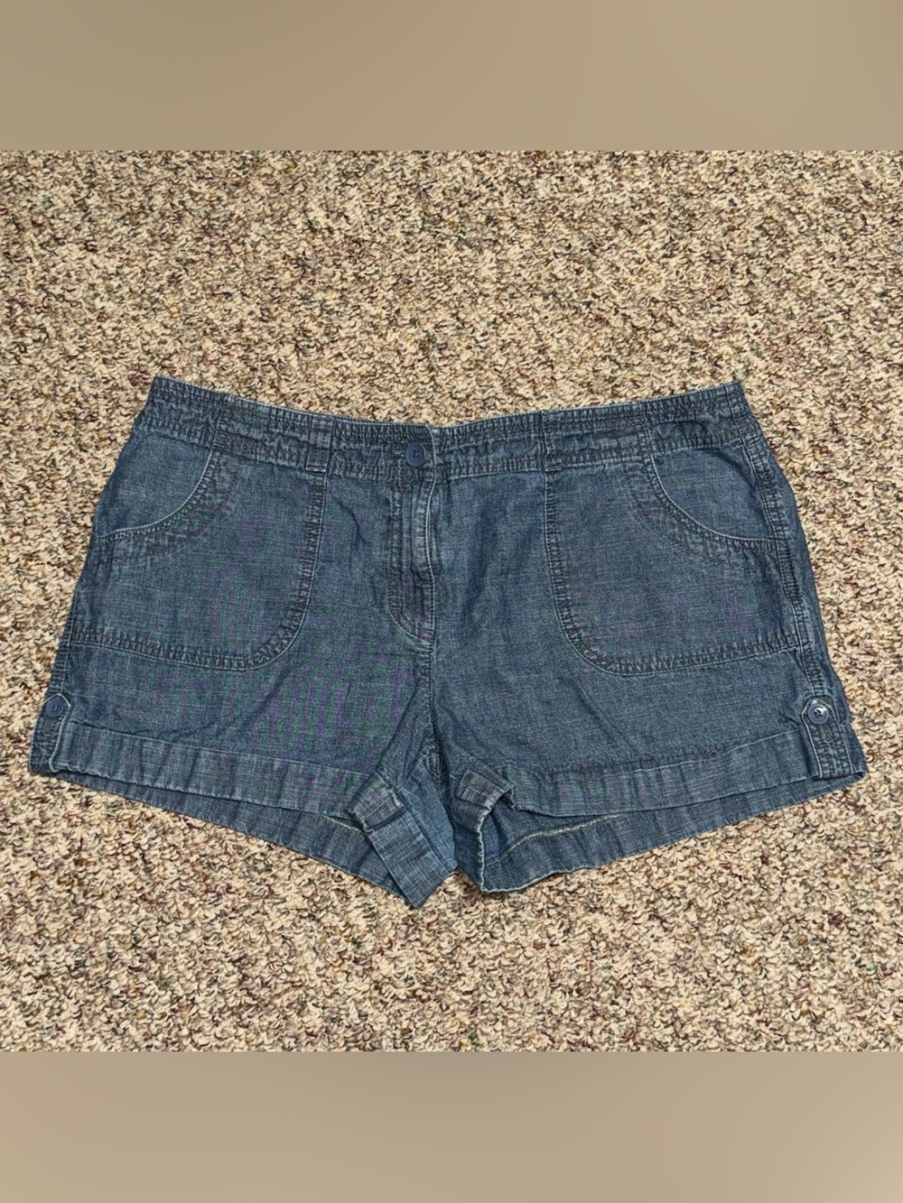 Women's size 16 shorts LOFT Blue Denim Shorts‎